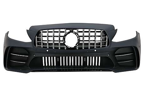 Front Bumper suitable for Mercedes C-Class W205 S205 A205 C205 (2014-2020) GT R Design