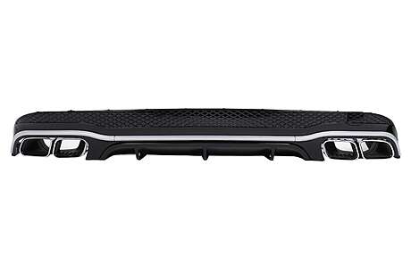 Rear Bumper Air Diffuser suitable for Mercedes E-Class C207 Coupe A207 Cabriolet Facelift (2013-2017) E63 Design