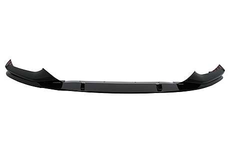 Front Bumper Spoiler Lip suitable for BMW 5 Series G30 Limousine G31 Touring (2017-2019) M Sport Design Piano Black