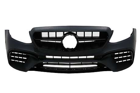 Front Bumper suitable for Mercedes E-Class W213 S213 C238 A238 (2016-2019) E63 Design Black Edition 