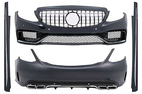 Body Kit suitable for Mercedes C-Class W205 Sedan (2014-2018) GT-R Design