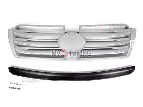 Front Grill Elford Style MV-Tuning var №1 (Rear Camera) Toyota Land Cruiser Prado LC 150 2009-2014