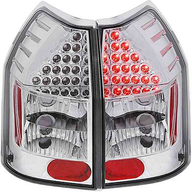 Tail Lights LED Chrome Anzo 321016 Dodge Magnum 2005-2008