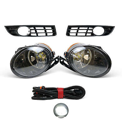 Front Fog Lights LED with Frame ABS VW Passat B6 2006-2011