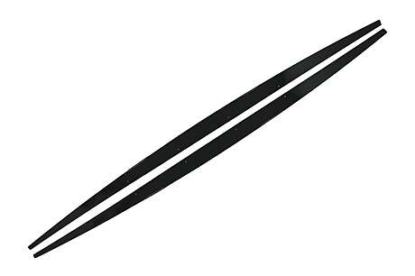 Side Skirts Add-on Lip Extensions suitable for BMW 1 Series Hatchback F20 F21 (2011-2019) M-Performance Design Piano Black