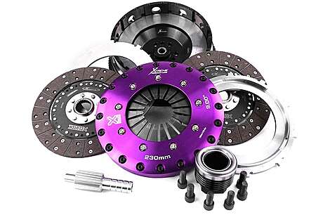 Xtreme Performance KBM23560-2G 230mm Organic Twin Plate Clutch Kit Incl Flywheel 1200Nm 