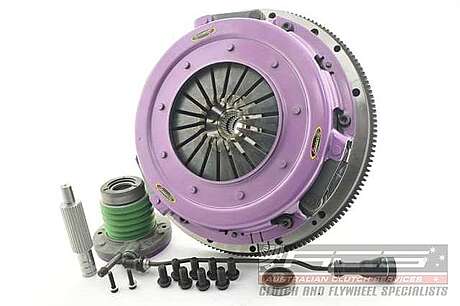 Xtreme Performance KCR27632-2G Clutch Kit 270mm Organic Twin Plate Clutch Kit Incl Flywheel & CSC 1300Nm