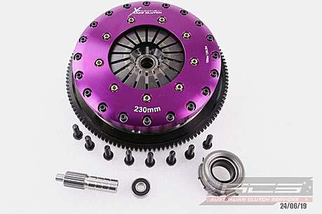 Xtreme Performance KSU23540-2G 230mm Organic Twin Plate Clutch Kit Incl Flywheel 1200Nm