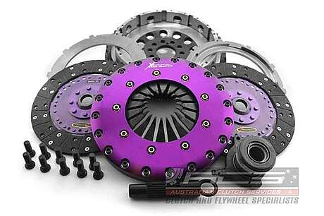 Xtreme Performance KFD23648-2G 230mm Organic Twin Plate Clutch Kit Incl Flywheel & CSC 1200Nm