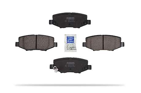 Pedders Rear TrakRyder Kevlar Ceramic Pads 6820604 Jeep Cherokee Jeep Cherokee 2009-2010 KK