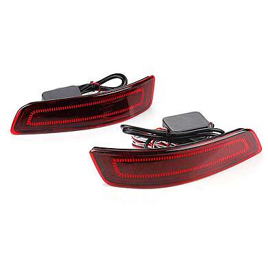 Rear Bumper Fog Lights Led Red Toyota Corolla 2013-2016