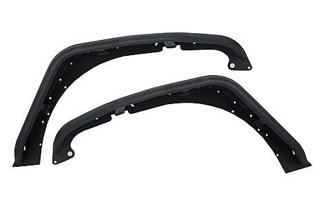 Front Crusher Tube Flat Steel Fender Flares suitable for JEEP Wrangler Rubicon JK (2007-2017)