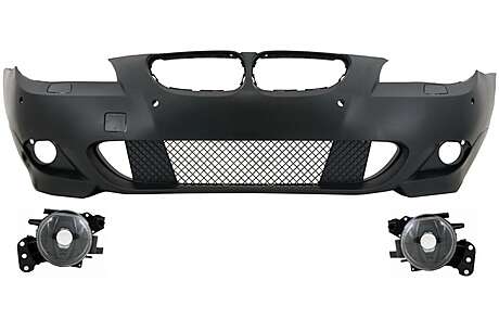 Front Bumper suitable for BMW 5 Series E60 E61 (2003-2007) M-Technik Design PDC 24mm