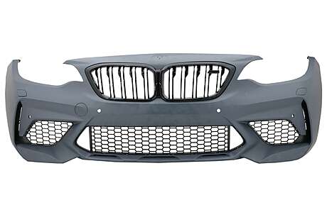 Front Bumper suitable for BMW 2 Series F22 F23 (2014-) Coupe Cabrio M235i M Design