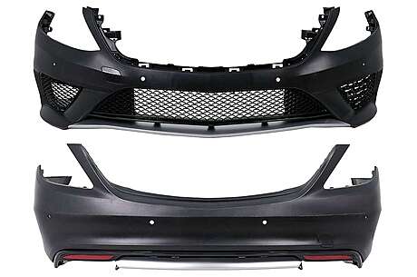 Body Kit suitable for Mercedes S-Class W222 (2013-06.2017) S63 Design Black