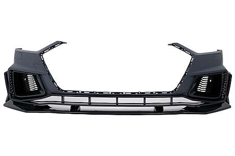 Front Bumper suitable for Audi A7 4K8 (2018-Up) RS7 Carbon Look Ornaments