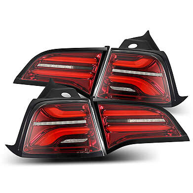 Tail Lights LED Red Tesla Model 3 2017-2023 Model Y 2020-2023 