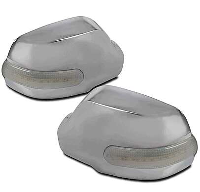 Mirror Cover with LED Blinker Chrome Mazda 3 2003-2008 