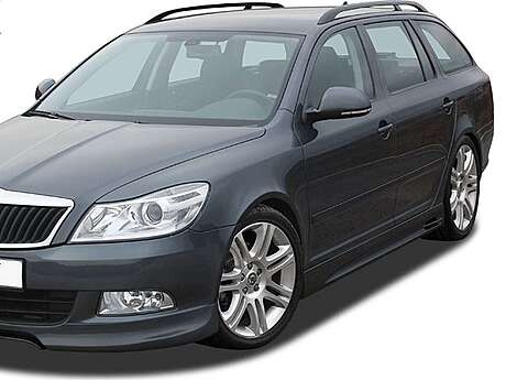 RDX RDSL166 Sideskirts for SKODA Octavia 2 / 1Z (incl. Facelift) "GT-Race"