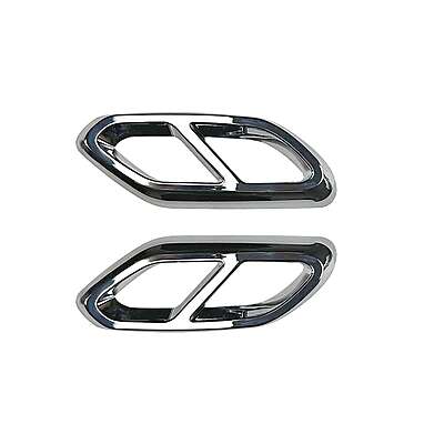 Chrome Muffler Tips Mercedes-Benz X254 GLC200 GLC220 GLC300 AMG 2022-2024