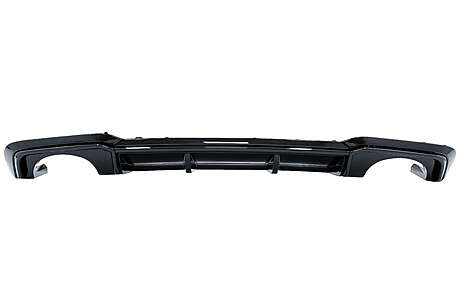 Rear Bumper Valance Diffuser suitable for Audi A3 8V Facelift (2016-2019) Sedan Cabrio RS3 Design only S-line Bumper Piano Black