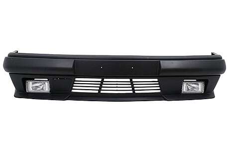 Front bumper with Fog Lights suitable for Mercedes E Class W124 C124 S124 (10.1989-06.1996) Gen I Design