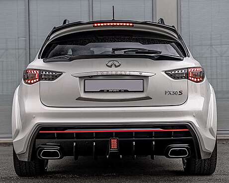 Boquillas de silenciador SCL GLOBAL Concept Infiniti QX70 S51 (DRACO)