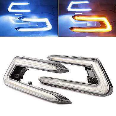 LED DRL Daytime Running Light Fog Driving Lamp Toyota Camry 2018-2019