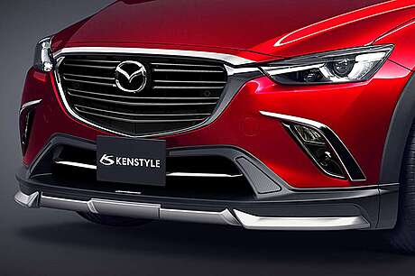 Front Bumper Spoiler Kenstyle Mazda CX-3 2015-2019 (Original, Japan)
