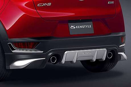 Rear Bumper Diffuser Kenstyle Mazda CX-3 2015-2019 (Original, Japan)
