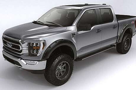 Bushwacker® - Pocket Style™ Matte Black Fender Flares For F-150 2021-2025