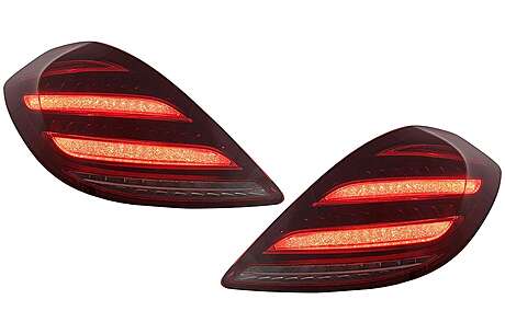 Taillights Full LED suitable for Mercedes S-Class W222 (2014-2017) Dynamic Turning Lights Facelift Design