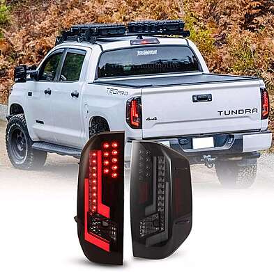 Rear Tail Lights LED Smoke Toyota Tundra 2014-2021