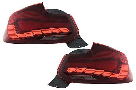 OLED Taillights suitable for BMW 2 Series F22 F23 M2 F87 (2014-2020) Dynamic Turning Lights Conversion to M4 Design 