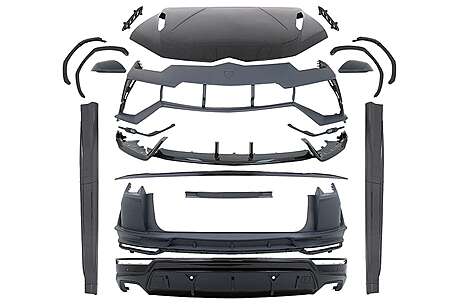 Body Kit suitable for Lamborghini Urus (2018-2022) Conversion to 2023 Design Dry Carbon Ornaments