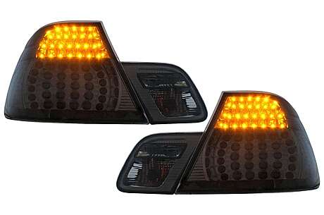 LED Taillights suitable for BMW 3 Series E46 Coupe Cabrio (2003-2006) Smoke