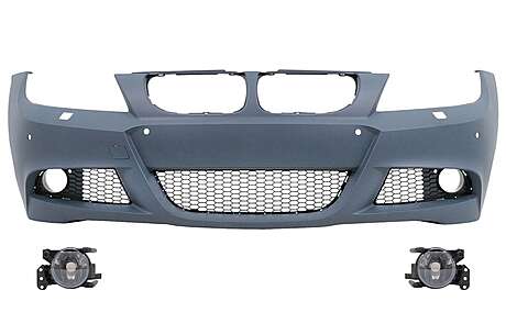 Front Bumper suitable for BMW 3 Series E90 Sedan E91 Touring LCI (2008-2011) M-Technik Design with PDC