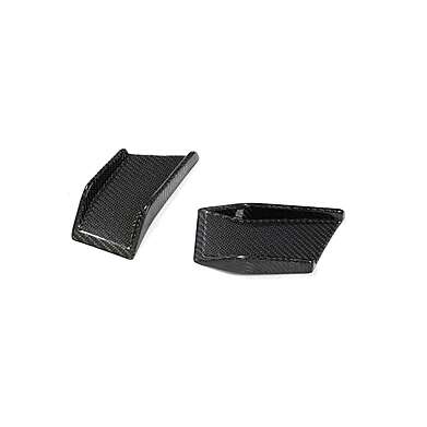 Carbon Front Side Bumper Fins Vents Canards For BMW G22 G23 M440i M-Sport