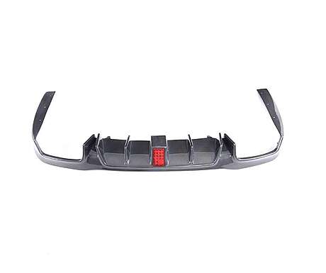 Carbon Rear Bumper Diffuser Lip Exhaust Tips Mercedes-Benz E250 E350 E400 Sport Sedan E43 E63 4door 2016-2018