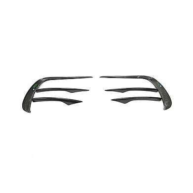 Carbon Front Bumper Splitter Canards Fins Mercedes-Benz W213 E350 E450 2020-2023