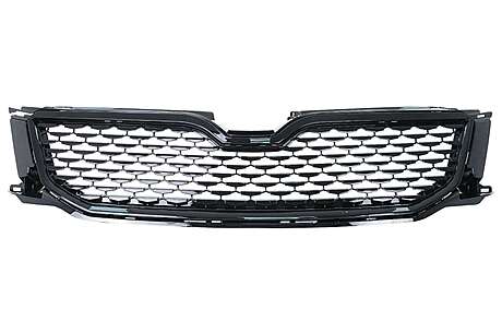 Front Grille suitable for Skoda Octavia III 5E Sedan Wagon (2012-2017) Piano Black