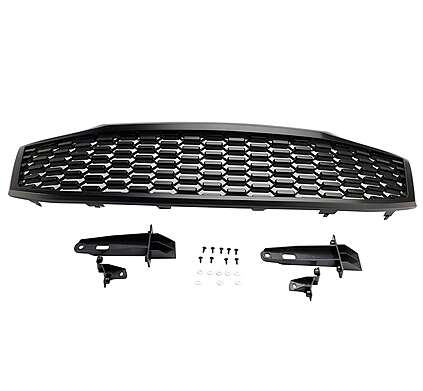 Front Grill Matt Black Toyota Hilux 2012-2014