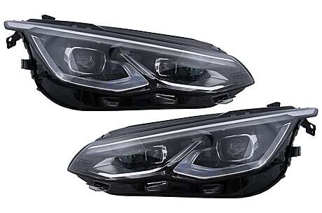 LED Headlights suitable for VW Golf 8 VII (2020-2024) with Dynamic Turning Lights