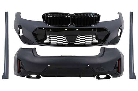 Complete Body Kit suitable for BMW 3 Series G20 Sedan (2018-2022) Upgrade to LCI Design without lights