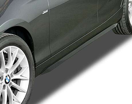 RDX RDSL500075 Side Skirts for BMW 1-Series F20 / F21 (2011-2015 & 2015+) "Slim"