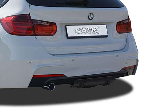 RDX RDHAD1-009 Rear Diffusor U-Diff for BMW 3-series F30 / F31 2012+ (with and without M-Technic)