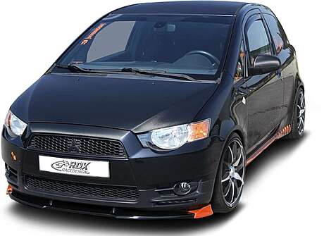 RDX RDFAVX30392 Front Spoiler VARIO-X for MITSUBISHI Colt Z30 (2008+) Front Lip Splitter