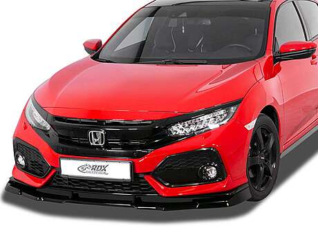 RDX RDFAVX30908 Front Spoiler VARIO-X for HONDA Civic 2017+ Front Lip Splitter