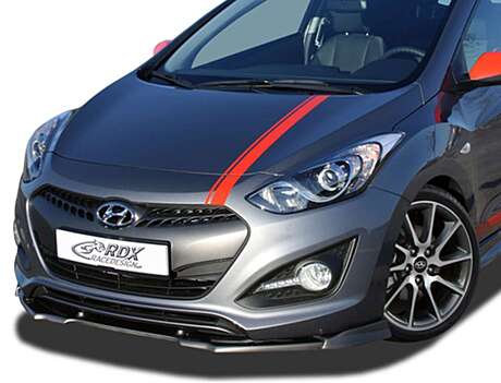 RDX RDFAVX30634 Front Spoiler VARIO-X for HYUNDAI i30 Coupe 2013+ Front Lip Splitter
