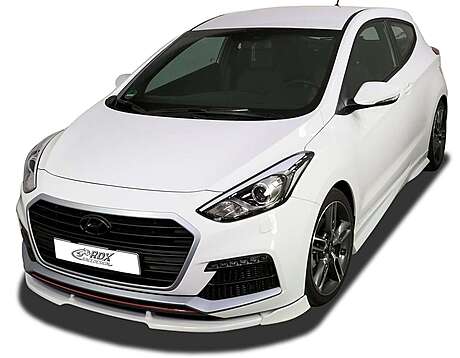 RDX RDFAVX30766 Front Spoiler VARIO-X for HYUNDAI i30 Turbo GD (incl Coupe) Front Lip Splitter